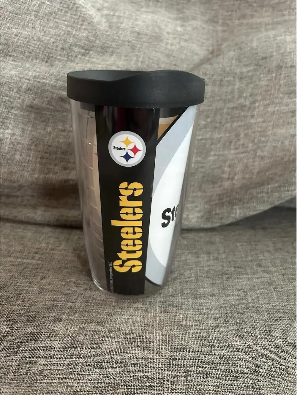 Tervis Tumbler Pittsburgh Steelers 16 oz With Black Lid NFL